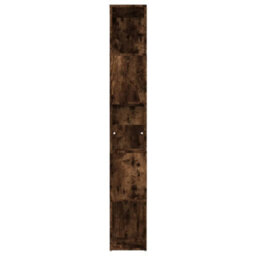 Vidaxl Book Cabinet Smoked Oak 45X24X160 Cm Engineered Wood Book Cabinets - thumbnail 6
