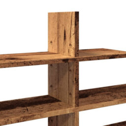 Berkfield Wall Shelf Old Wood 124.5X18X60.5 Cm Engineered Wood - thumbnail 7