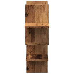 Berkfield Wall Shelf Old Wood 124.5X18X60.5 Cm Engineered Wood - thumbnail 5