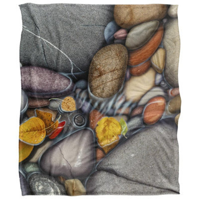 Jq Licensing Silky Stone Autumn Supersoft Blanket Multicoloured (One Size) - image 1