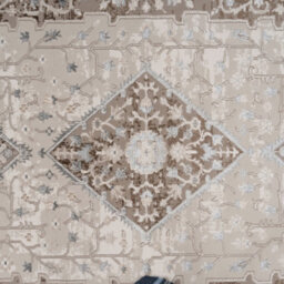 Loomed Neutral Beige Traditional Mandala Bedroom Living Area Rug 120X170Cm - thumbnail 2