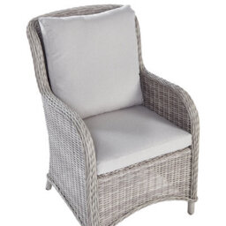 Beliani Set Of 2 Garden Armchairs Cascais Pe Rattan Beige - thumbnail 7