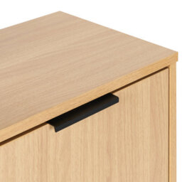 Beliani Shoe Storage Cabinet Mirani Light Brown - thumbnail 8