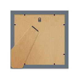 "6X6"" Grey Picture Frame - 6X6"" Square Frame With 3X3"" Mount For 6X6""/3X3"" Pictures Classic Style Gallery Wall, 1 Pack" - thumbnail 3