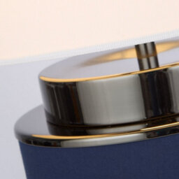 Pagazzi Lighting Pagazzi Marriot Navy & Black Nickel Table Lamp - thumbnail 3