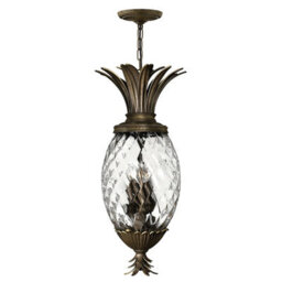 Elegant 4 Bulb Pearl Bronze Ceiling Pendant Light With E14 Led Bulbs