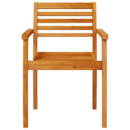 Berkfield Garden Chairs 2 Pcs 59X55X85 Cm Solid Wood Acacia - thumbnail 4