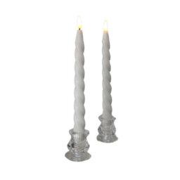 Woodside Home Living Luxe Spiral Led Candles Pack Of 2 - White - thumbnail 2