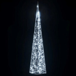 Walplus Acrylic Decorative Led Light Cone Cold White 90 Cm - thumbnail 4