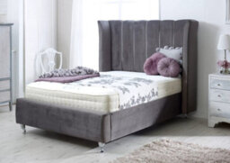 Stratus Interiors Mayfair Luxury Curved Wing Panelled Bed Frame - Doorstep Delivery Only No Assembly - Single - No Storage Type - thumbnail 6