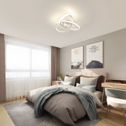 Pheashine White Aluminium Clover Led Flush Mount Ceiling Light 30W Neutral White 4500K For Bedroom,kitchen,hallway,living Room - thumbnail 8