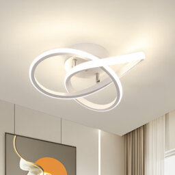Pheashine White Aluminium Clover Led Flush Mount Ceiling Light 30W Neutral White 4500K For Bedroom,kitchen,hallway,living Room - thumbnail 2