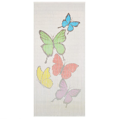 Vidaxl Insect Door Curtain Bamboo 90X200 Cm - image 1