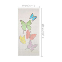 Vidaxl Insect Door Curtain Bamboo 90X200 Cm - thumbnail 6