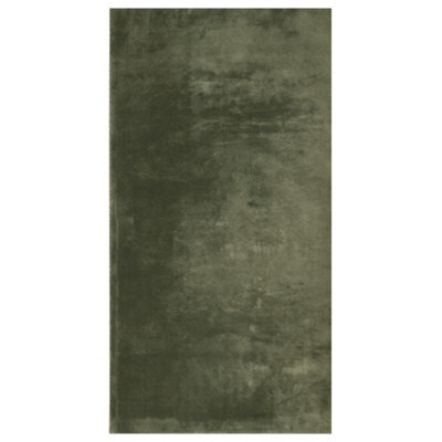 Berkfield Modern Rug Huarte Short Pile Soft And Washable Forest Green 60X110 Cm