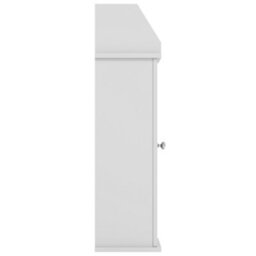 Lassic Bath Vida Toilet Roll Holder & Cupboard, White (Fsc 100%) - thumbnail 7