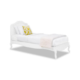 Statement Furniture Juliette French Style 5Ft King Size Bed With Wooden Headboard - White - thumbnail 5