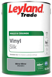 Leyland Trade Vinyl Silk Walls & Ceilings Emulsion Paint Mirror Mirror (Ppg1039-3) - 5L - thumbnail 2