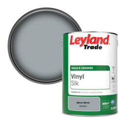 Leyland Trade Vinyl Silk Walls & Ceilings Emulsion Paint Mirror Mirror (Ppg1039-3) - 5L