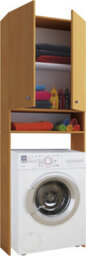 Vcm Bathroom Furniture Washing Machine Cabinet Lona Book W. 64 X H. 182 X D. 27 Cm - thumbnail 1
