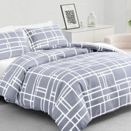 Pamposh Single Duvet Cover Set Premium Microfiber Duvet Cover Single Ultrasoft Reversible Single Duvet Set With Zipper Closure - thumbnail 4