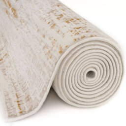 The Rugs Carmel Cream/gold Abstract Area Rug And Runner Non Shedding, Stain Resistant, Soft - thumbnail 5