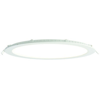 Ultra Slim Round Flush Ceiling Light 24W Cool White Led 4000K Corridor Lamp - image 1