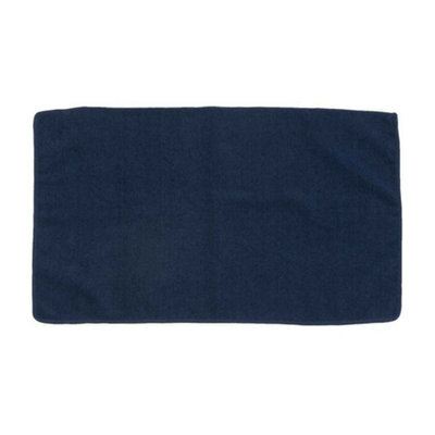 Towel City Microfibre Bath Towel Navy (One Size) - image 1