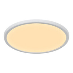 GoodHome Solidaster Matt Plastic White Led Ceiling Light - thumbnail 1