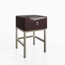 Frank Olsen Lyra Lamp Table Plum Black - thumbnail 4