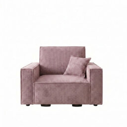 Sofa Bed Pull Out Storage Viva Star I Poso Pink Freestanding Living Room Furniture 123 Cm - thumbnail 2