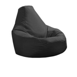 Beautiful Beanbags Kids Highback Beanbag Indoor Or Outdoor Bean Bag For Children Ready Filled  - Black - thumbnail 2