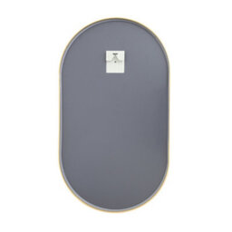Living And Home Gold Wall Mounted Oval Bathroom Framed Mirror Vanity Mirror W 400 X H 700 mm - thumbnail 5