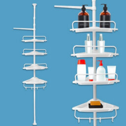 4 Tier Bathroom Wall Corner Shelf Rack - thumbnail 6