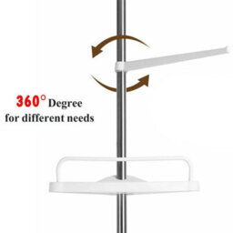4 Tier Bathroom Wall Corner Shelf Rack - thumbnail 3