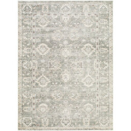 Livabliss Galey Alix Collins Avenue-Vintage Green Beige Grey Traditional Vintage Boho Fringe Living Dining Bedroom Rug 157 X 213 Cm - thumbnail 2