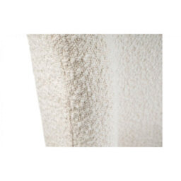 Ashfield Elegant Ivory Boucle Bed With Black Legs - King 5Ft (150Cm) - thumbnail 2