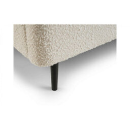 Ashfield Elegant Ivory Boucle Bed With Black Legs - King 5Ft (150Cm) - thumbnail 8