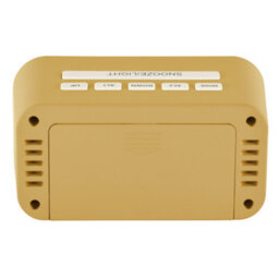 Acctim Alta Retro Digital Alarm Clock Crescendo Alarm Date & Temperature Display Mustard - thumbnail 3