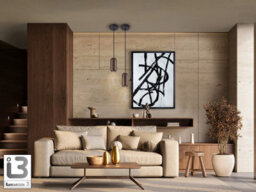Luminosa Lighting Luminosa Nimes Slim Pendant Ceiling Light Black, Brown 1Xgu10 - Uk Stock - thumbnail 2