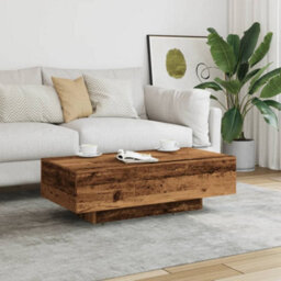 Vidaxl Coffee Table Old Wood 100X49.5X31 Cm Engineered Wood - thumbnail 3