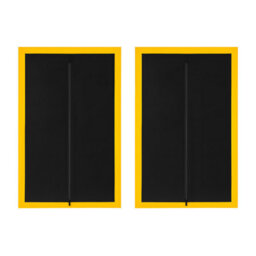 SolaDirect 2 X Dust Door With Zip 110 X 220 Cm - Dust-Barrier Doorway Curtain - Double-Sided Zip - Tape-Mount - Trim To Fit - Reusable Fabric - thumbnail 1