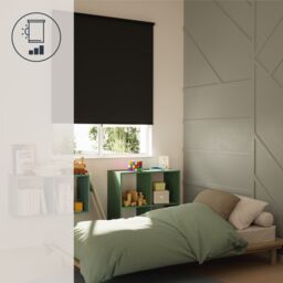 GoodHome Boreas Corded Black Blackout Roller Blind (W)120Cm (L)180Cm - thumbnail 7