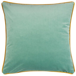 Kate Merritt Bright Blooms Floral Velvet Piped Feather Filled Cushion - thumbnail 2
