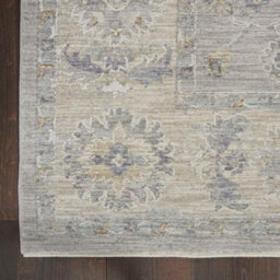 Grey Traditional Persian Bordered Floral Rug For Living Room Bedroom And Dining Room-282Cm X 384Cm - thumbnail 4