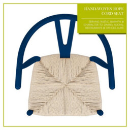 Nicholas Winter Beech Wooden Danish Style Dining Chair - Black/black - Solid Wood Wish Beech Bone Wood Chairs - thumbnail 4