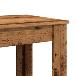 Berkfield Bar Table Old Wood 51X50X103.5 Cm Engineered Wood - thumbnail 7