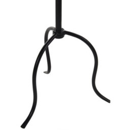 Beliani Candle Holder Almada Metal 118 Cm Black - thumbnail 6