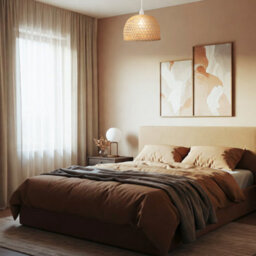 Happy Homewares Hand Strapped Natural Bamboo Pendant Lighting Shade With Bell Shape - thumbnail 7