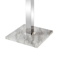 Furniture in Fashion Topaz High Gloss Bar Table Square In Magnesia Marble Effect - thumbnail 7